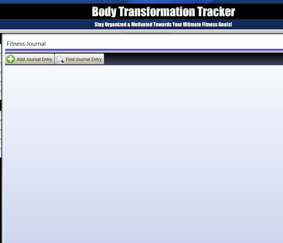 FITNESS JOURNAL